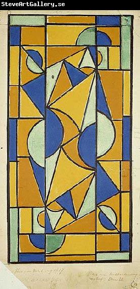 Theo van Doesburg Color design for Dance II.